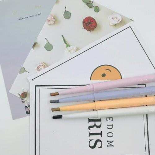 MAFFICK Brand Four COLOR Eyebrow Pencil With Brush Head Simply Package Make Makeup Durable Three-Dimensional More Beautiful