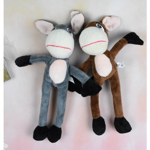 Cool 23cm Stylish Creative Little donkey can moving dancing plush Exquisite pendant keychain soft Soothing doll christmase gift