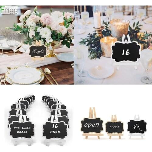 Mini Wooden Chalkboard Stand Wedding Party Decorations Wedding Table Decor MR MRS Weeding Deco Wooden Rustic Wedding Decorative