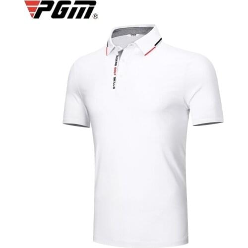 Mens Golf Shirt Short Sleeve Breathable Golf Clothing Sport Golf Apparel Shirt Quick Dry Breathable Polo-shirt for Men A80001