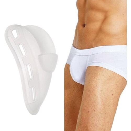 Mens Briefs Sexy Enlarge Penis Bulge Pouch Pad Push Up Cup Swim Briefs Enhance Male New Underwear Underpants