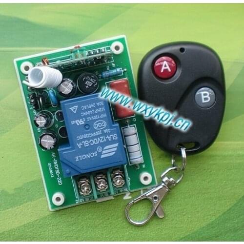 New 220V Wireless Switch Remote Control System 30A 3000W 315/433 Light/Lamp LED Water Pump Electrical Machine ON OF Momentary