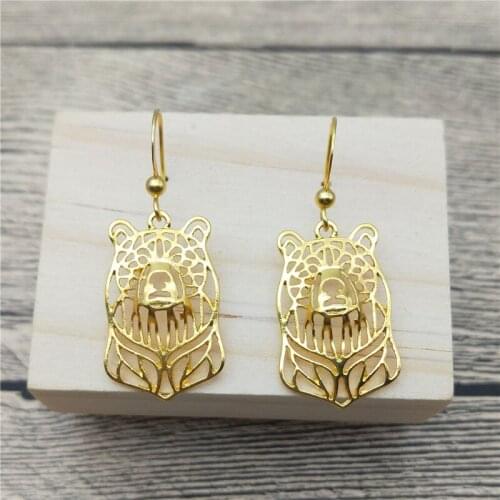 New Bear Drop Earrings Trendy Style Bear Dangle Earrings Fashion Pet Bear Earrings Women Jewellery