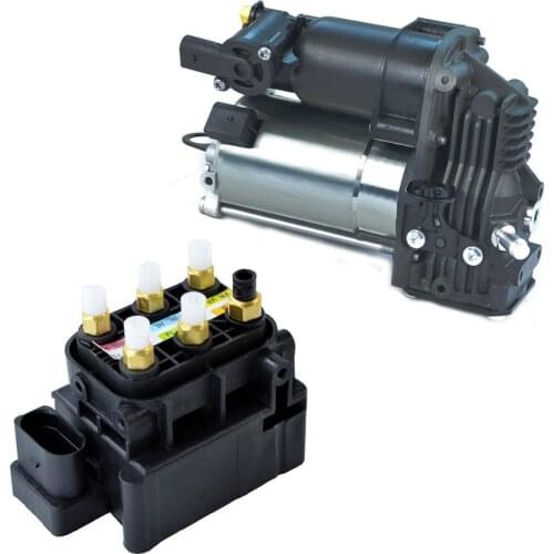 New Air Suspension Compressor Pump + Valve Block For Mercedes-Benz ML350 GL450 ML GL Class 164 320 12 04, 1643201204 Air Pump