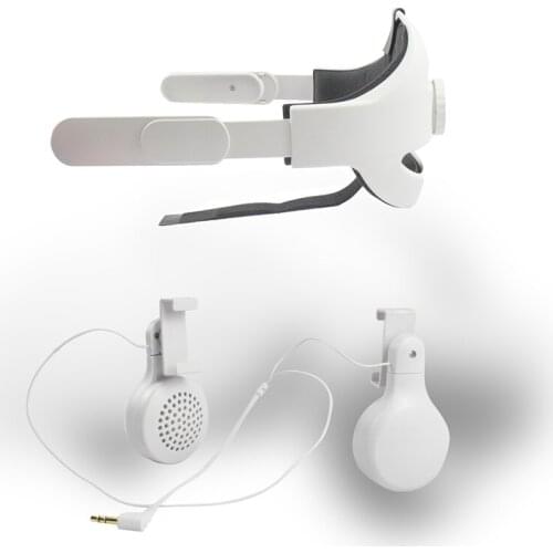 HOT-for Oculus Quest 2 VR Head Strap Band and Wired Headset , Adjustable Helmet Headband for Quest2 VR Glasses Accessories