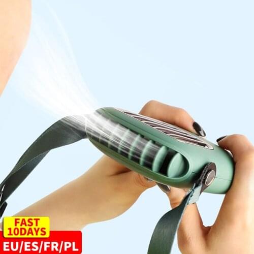 Neck fan Portable Mini USB Fans 5V Air Cooler ventilador Small Travel Handheld Electric fan silent Air Cooler Desk Fan