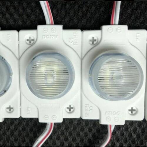 1.5W smd 3030 1 led module light box led modules with lens 180 degree injection High brightness Side lighting