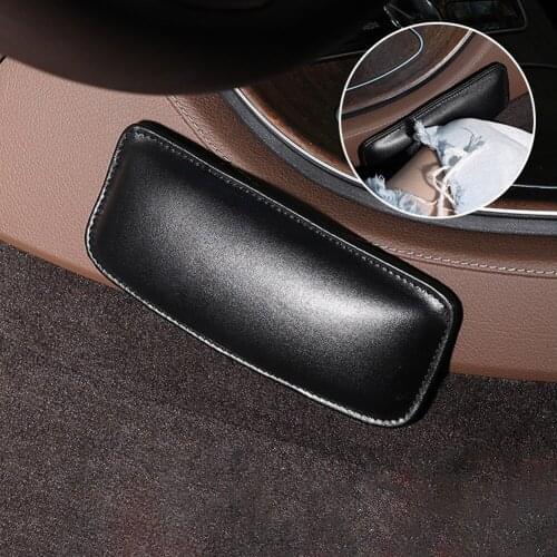 Universal Auto Car Leg Cushion Knee Pad Support Pillow Protector Comfortable Elastic Cushion Latex Sponge Knee Pads For Car