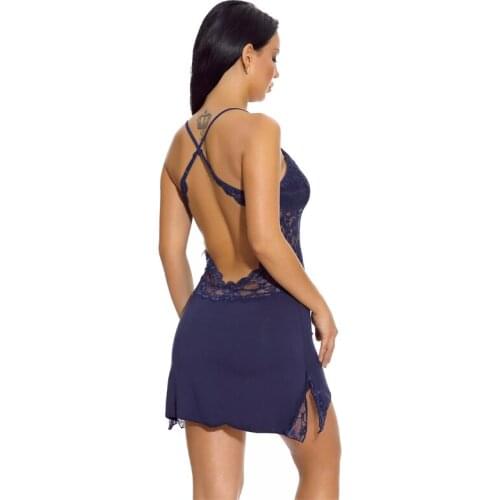Womens Sexy Lingerie Dress Lace Patchwork Underwear chemise de nuit Nightwear Girls Home Clothing vestidos mujer Nightgowns