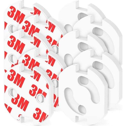 OcioDual 10x protective plug safety kids babies schuko European EU with white adhesive 10 x set lot child bebe sticker