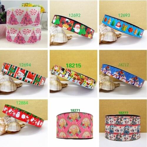 Free shipping 50 yard cartoon printed grosgrain ribbon 18215