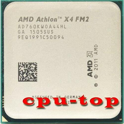 Free Shipping AMD Athlon X4 760K X4 760 X4-760K AD760KWOA44HL Quad-Core FM2 3.8GHz 4MB 100W Quad-Core CPU Processor Socket FM2