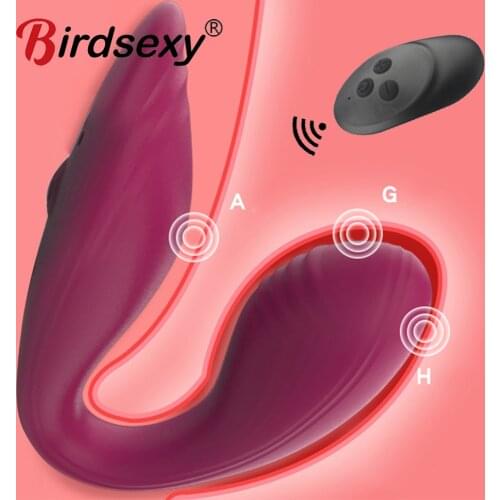Wireless Remote Double Vibrators For Women Wearable Dildo Female G Spot Stimulator Massager Masturbator Sex Toys For Couples