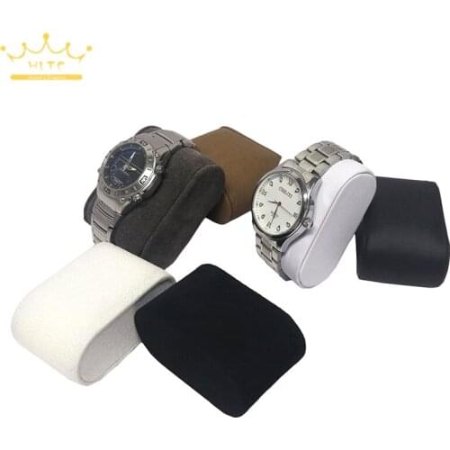 Bangle Anklet Bracelet Display Watch Jewelry Pillow Stand Velvet PU Leather Holder Organizer Photography Prop