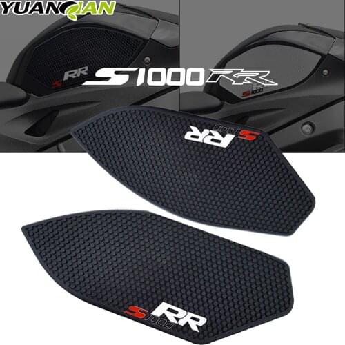 For BMW S1000RR S1000 S 1000 RR 2019-2021 Motorcycle Accessories Black Anti slip Fuel Tank Pads Side Gas Knee Grip Traction Pad