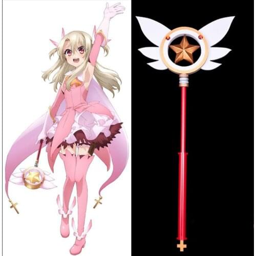Fate/kaleid Liner Prisma Illya Illyasviel Von Einzbern Miyu Edelfelt Cosplay Star Magic Stick Wand Staves Accessorie Prop Weapon