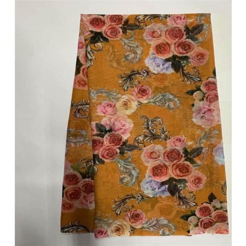 2020 Latest Fashion High Quality Swiss Voile Cotton African Lace Fabric 5 Yards /Set Printed Fabric For Womens Dress! LXF99135