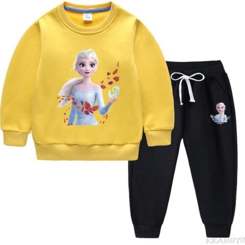 Dinsey Boys Clothing Set Kids Girls Clothes Sports Suits Hoodies Sweatshirt+Pants Kids Clothing Children Outfits