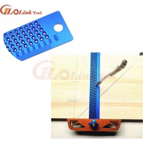 400MM 300M Woodworking Scribe Mark Line Gauge Aluminum Alloy Square 90Degree T-Type Ruler Measuring Carpenter Woodworking Tools