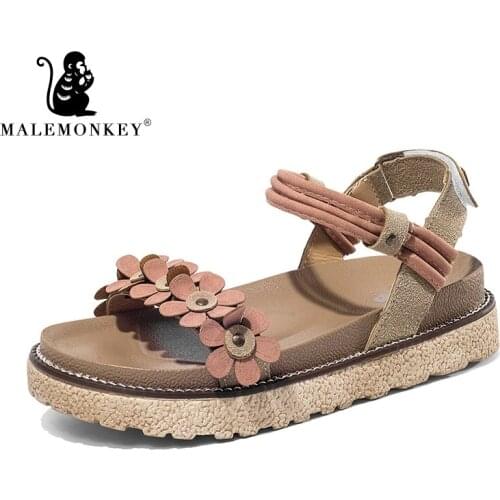 Male monkeys single shoes female doug 2019 summer granny flat shoes joker new late night shoes web celebrity fairy light