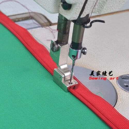 Invisible Zipper Walking Foot,#S518N Foot,Industrial Lockstitch Sewing Machine Acessory,Pure Steel,For Jack,Juki,Singer