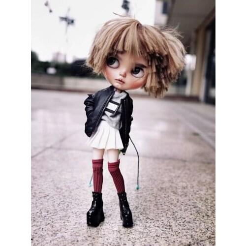 1Pairs Blyth Platform Shoes 1/6Doll Short Boots (Suitable For Pullip,ICY,Azone,Tangkou, Ob,BJD,Barbi)