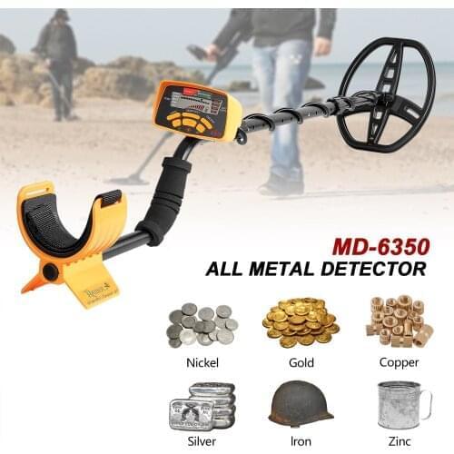 MD6350 Underground Metal Detector Gold Detector Professional Treasure Hunter Detector Metal Pinpointer Waterproof Garrett pointe