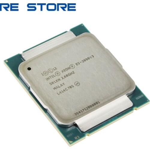 Intel Xeon E5 2690 V3 Processor SR1XN 2.6Ghz 12 Core 30MB Socket LGA 2011-3 CPU E5 2690V3