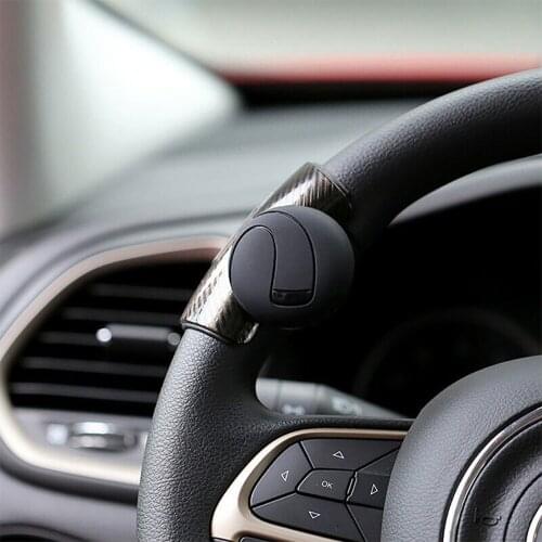 Durable Safe 360 Degree Steering Wheel Knob Ball Booster Aid Car Parts Clamp Control Spinner Rubber Pad
