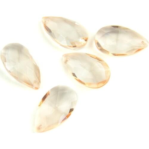 Water Pink 38mm/50mm/63mm/76mm Chandelier Glass Spare Parts Pendent Crystal Chandelier Lighting Decoration