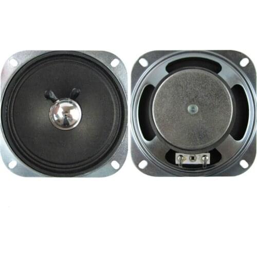 SOTAMIA 2Pcs 4 Inch Audio Portable Full Range Speaker Column DIY Music Sound Speaker 8 Ohm 8 W Multimedia Square Loudspeaker