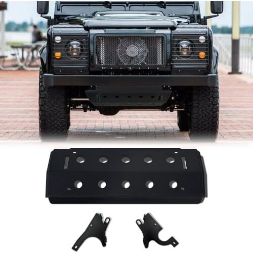 Car Styling Stainless Steel Front Rear Bumper Skid Protector Plate Guard Cover Fit For Land Rover defend 90 110