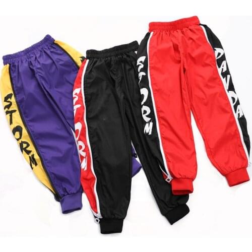 3 Color ChildrenS Jazz Dance Pants Hip Hop Performance Trousers Wear Boy Dancing Clothes Boys Street Dance Costumes DL2593