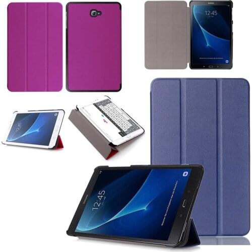 Ultra Slim Flip Stand Leather Magnet Smart Cover Funda Case For Samsung Galaxy Tab A 10.1 T585 T580 SM-T580 SM-T585 T580N T585C