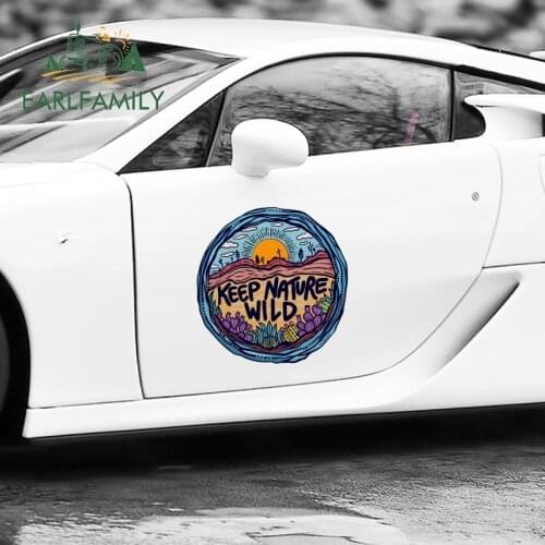 EARLFAMILY 43cm x 41.7cm for Surf Vinyl Car Wrap Decal Funny Car Stickers Surfboard Refrigerator Waterproof Scratch-Proof Decor