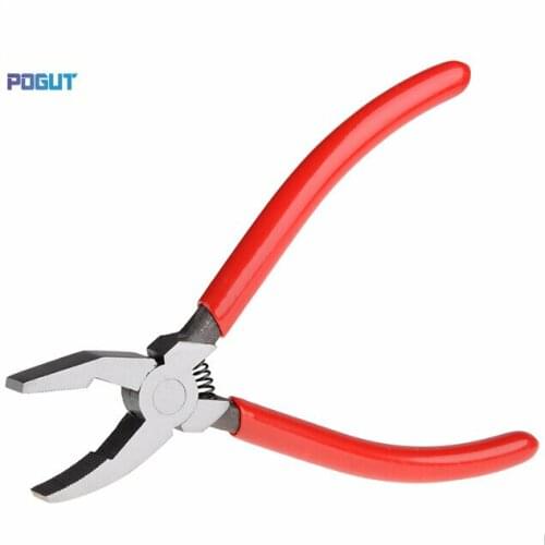 High Quality Glass Tools Free Shipping 6'' Plier for Glass (With Teeth) GLASS PINCHER for thin glass