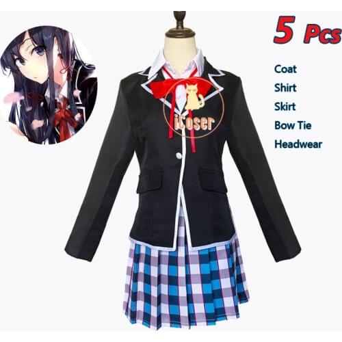 Yukinoshita Yukino Yuigahama Yui Cosplay Costume Yahari Ore no Seishun Love Come wa Machigatteiru My Youth Romantic Comedy Suit