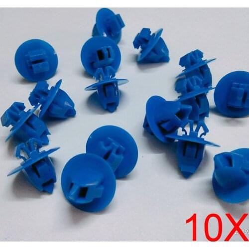 10Pcs Car Fastener 8mm Hole Guard board Shield Retainers Push Type Nylon Rivets Clips for Toyota Camry Han Landa D126