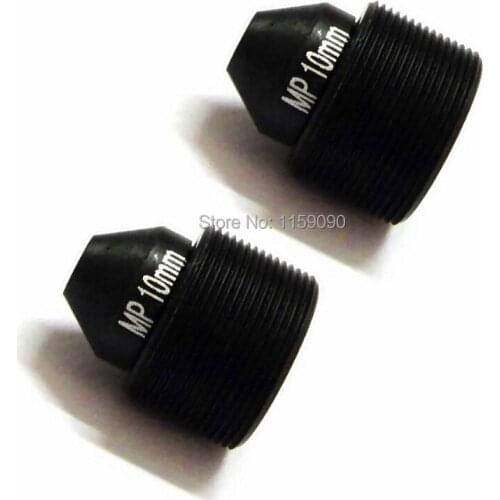 2Pcs 10mm MP thread industry pinhole HD CCTV lens M12 interface for 1080p CCD IP camera