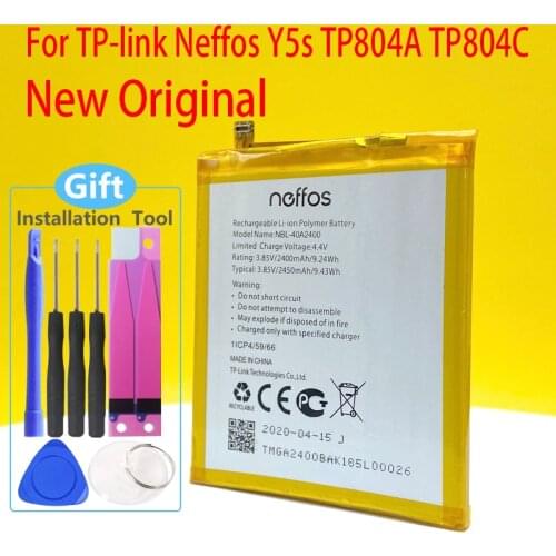 NBL-40A2400 Battery For TP-link Neffos Y5s TP804A TP804C Mobile Phone NEW 2400mAh Battery In Stock