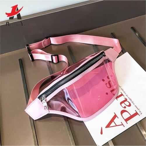 Attra-Yo New Casual Fashion Women Chest Bag PVC Shoulder Bag Female Diagonal Package Women Waist pack Multi-purpose Bag