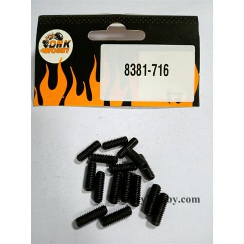 DHKRC CAR PARTS 8381-716 Set screws (M4*10mm) (16 pcs)