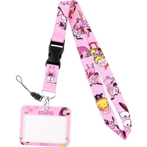BG722 Funny Animal Lanyard Keychain Lanyards for Keys Badge ID Cell Phone Rope Neck Straps Accessories Gifts