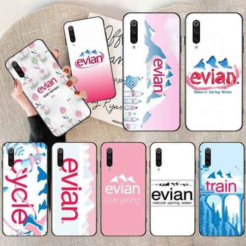 HOTCASHOP France Brand Evian Water Phone Case for Xiaomi Mi Note 10 Lite Mi 9T Pro xiaomi 10 10 CC9 Pro 9SE