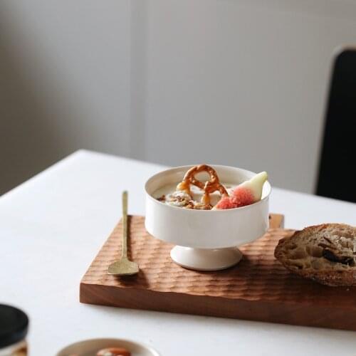 Dinningware Plate Snack Tray Fruit Plate Photograph Tools Display Hight Foot Bowl Food