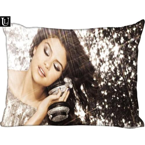 Custom Selena Gomez Pillowcase Charming Actor Pillowcase Covers Standard Size 20x30 Inch More size