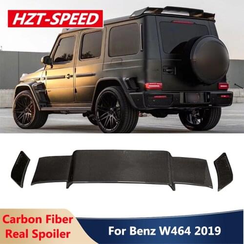 Carbon Fiber Material W464 Car Trunk Wing Roof Window Rear Spoiler For Benz W464 G Class G63 G550 G500 2019 Exterior Decoration