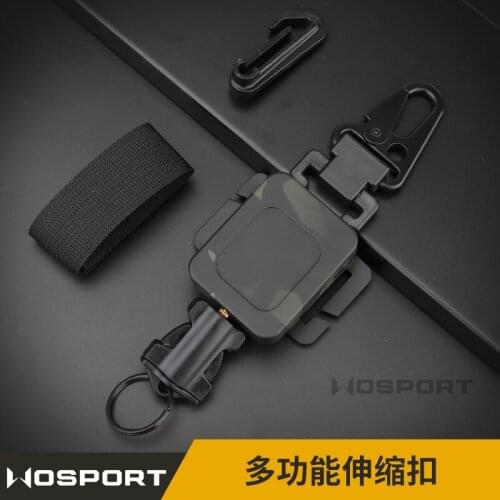 Wosport Multi-functional Retractable Buckleanti-theft Climbing Supplies Nylon Plastic Steel