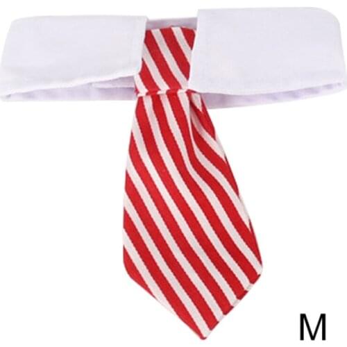 Fashion Pet Dog Collar Cat Necktie Cotton For Kitten Cat Tie Bowtie Bow Collar Pet Adjustable Neck Tie White Collar Dog Necktie