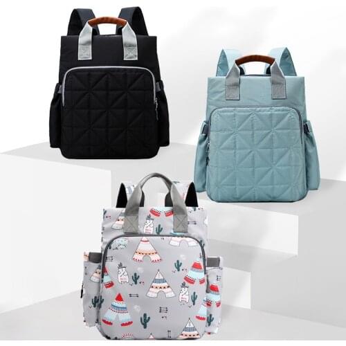 Fashion Baby Diaper Bag Backpack Mummy Travel Handbag Large Capacity Baby Stroller Bag Organizer Newest Maternity Nappy Bag